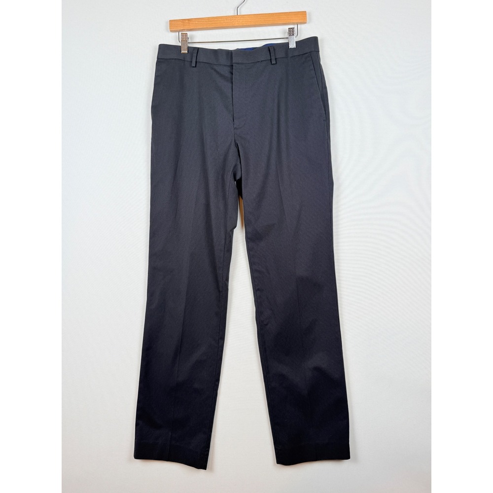 Banana‎ Republic Mens 33 x 34 Dress Pants Gray Slim Fit Office Preppy Tailored